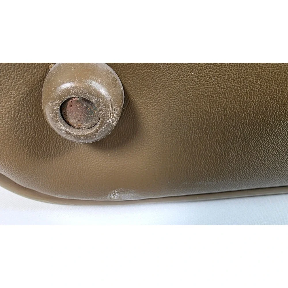 Jordache Train Case Womens Brown Floral Tapestry Makeup Vanity Bag Handle VTG